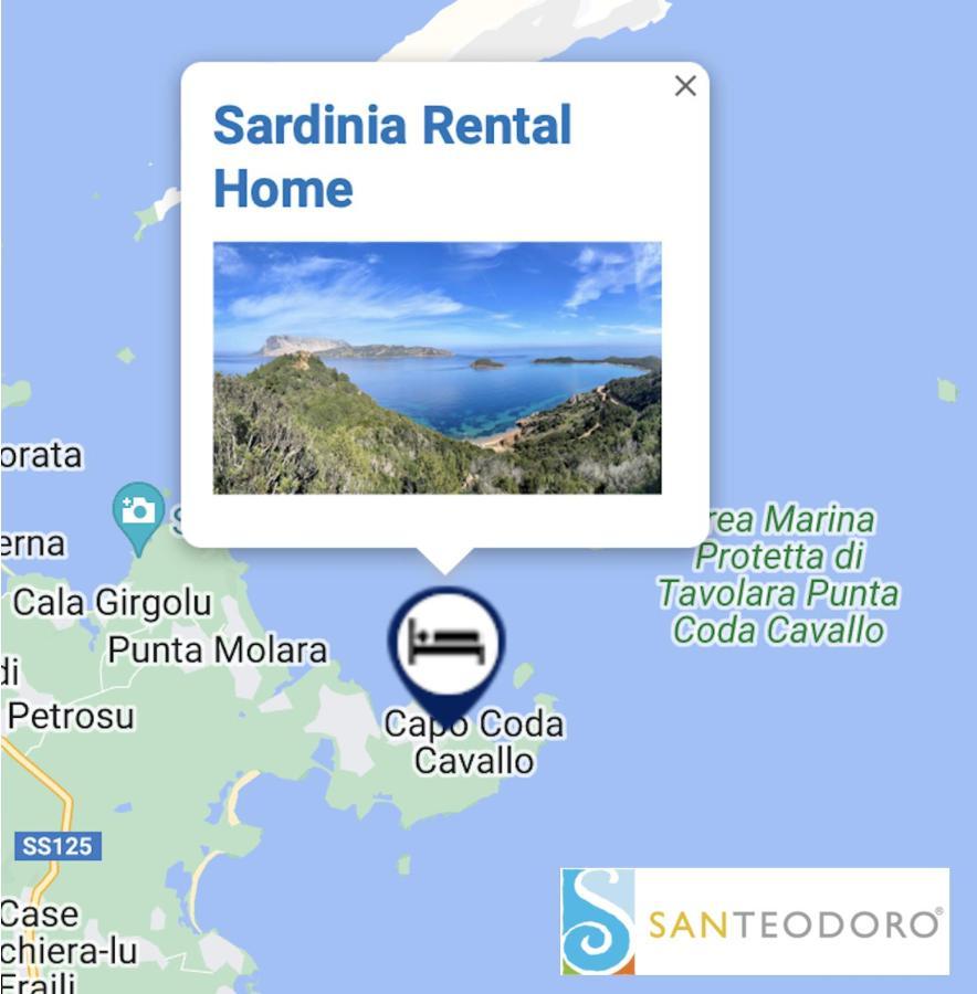 Ferienwohnung San Teodoro Punta Est Ampio Trilocale Vista Mare Capo Coda Cavallo Exterior foto